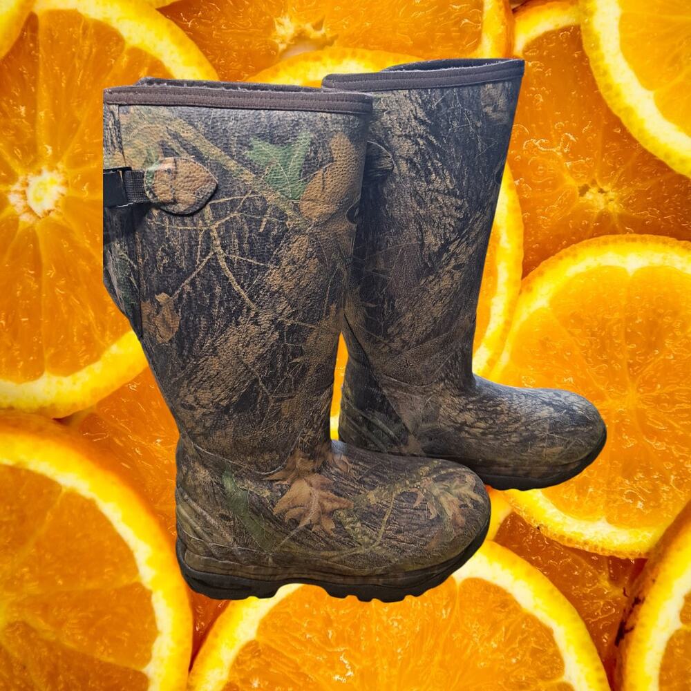 LaCrosse Scent Free Thinsulate Camo Rubber Knee High Boots Size 10